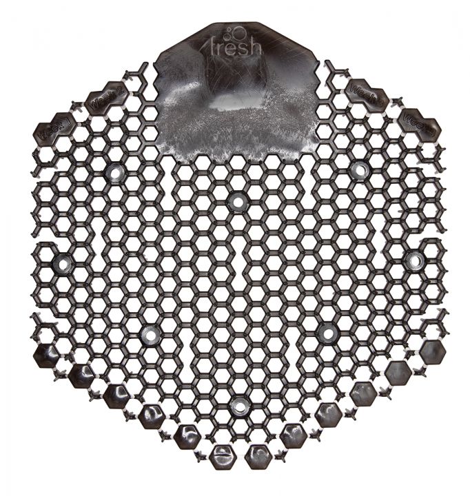 Wave 3D Urinal Screens - Midnight Coast 2/pkg