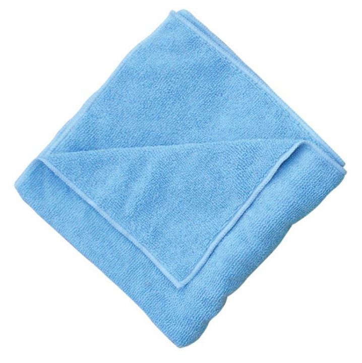 Blue SuperPro Microfibre Cloth 14" x 14"