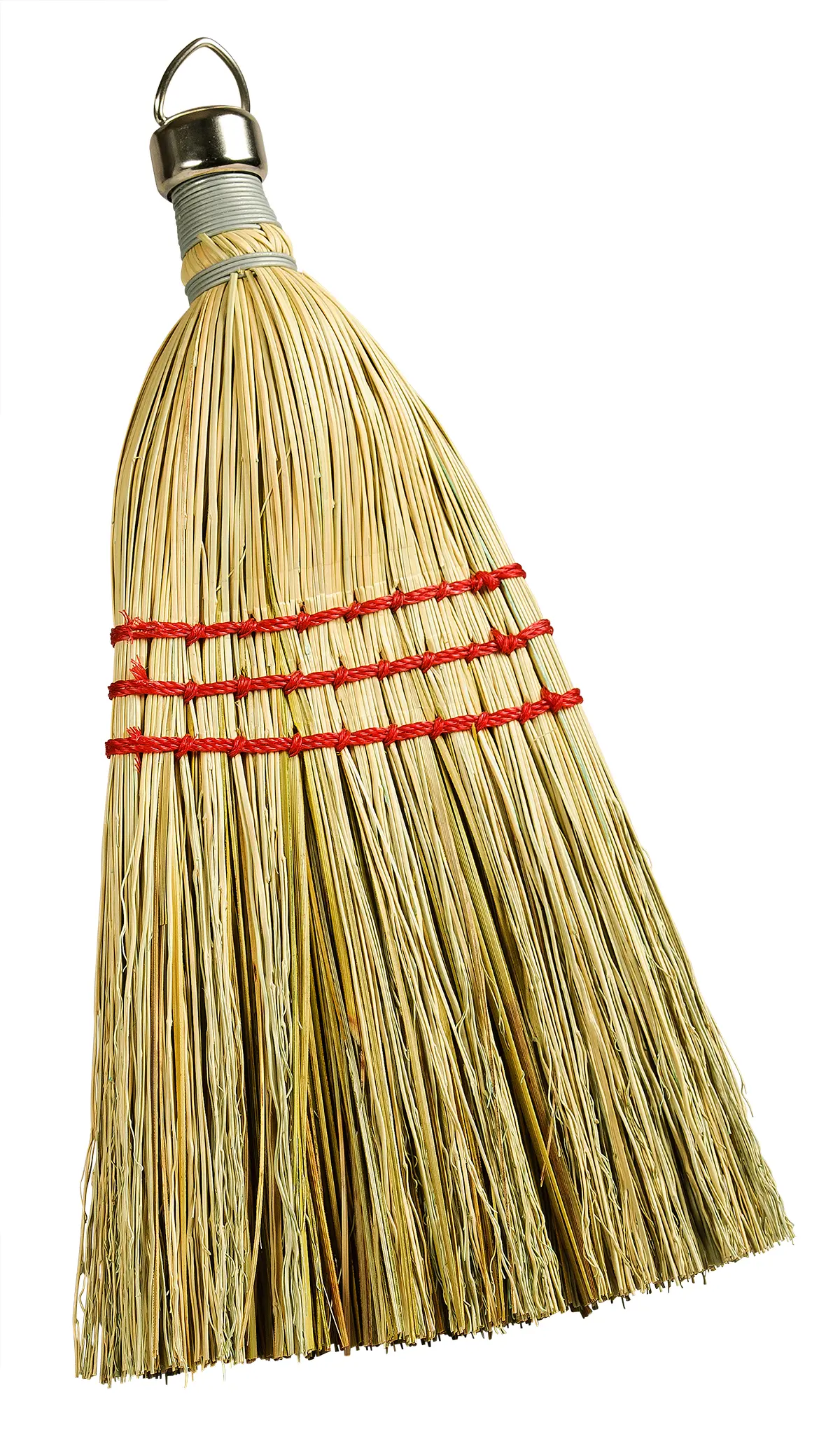 HD Corn Whisk Broom w/Metal Cap
