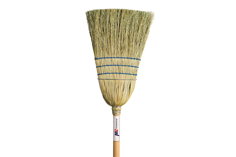 Heavy Duty Corn Broom 3 String 1 Wire